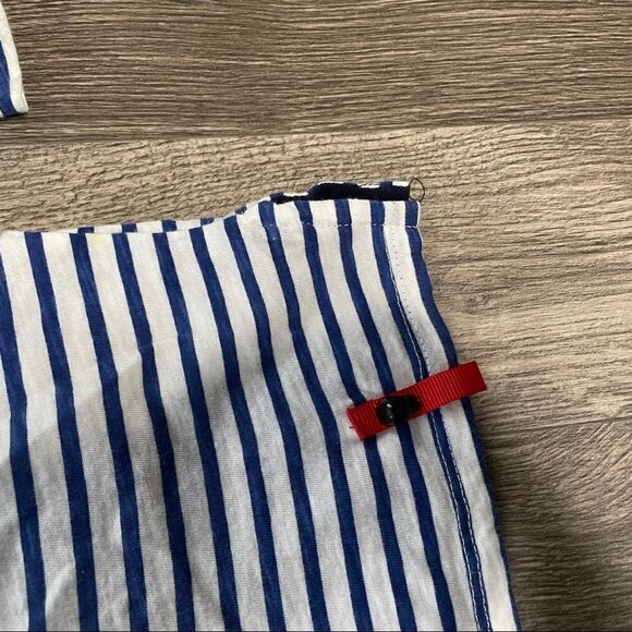 2/$30 ZARA Grand Sourire Striped Boatneck Skull Tie Back Top - Picture 10 of 12